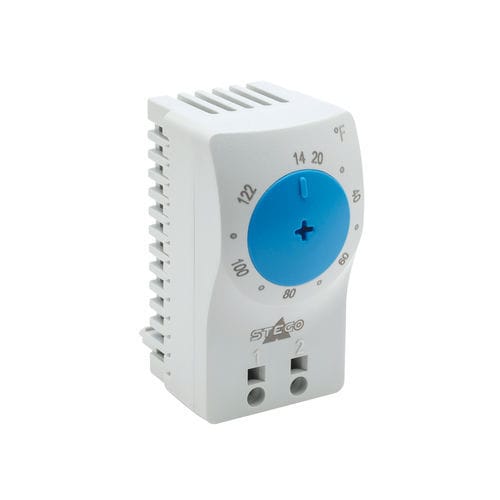 Thermostat mécanique - KTS 111  - STEGO - réglable / NO / sur rail DIN