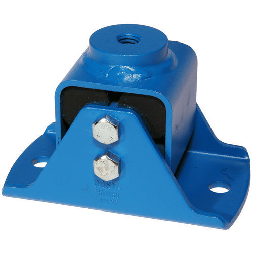 Support antivibratoire rectangulaire - V  - ROSTA - en acier