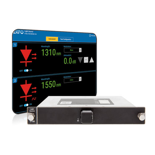 Source lumineuse laser - FTBx-2150 - EXFO - visible / pour fibre optique