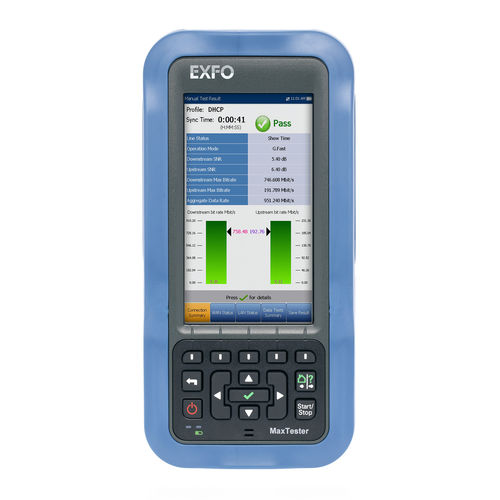 Testeur réseau - MaxTester 635G - EXFO - de tension / anti-effraction / de capacité