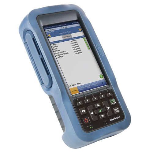 Testeur réseau - MaxTester 605 - EXFO - de boucle / de câblage / compact