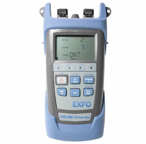 Appareil de mesure de puissance optique - PPM-350C - EXFO - numérique / portable / pour fibre optique