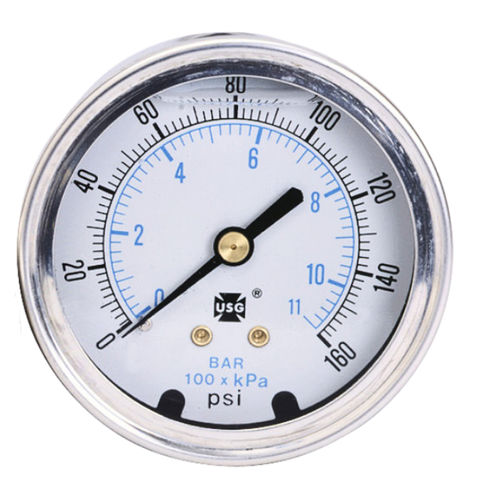 Manomètre absolu - 1559  - U.S. GAUGE - à cadran / à bride / en acier inoxydable