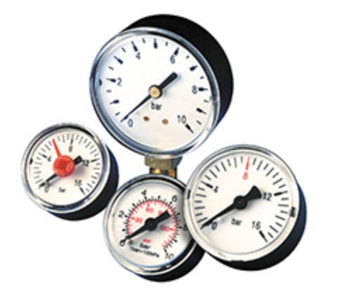 Manomètre absolu - 915 - AMETEK Pressure - analogique / fileté / en laiton