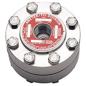 Séparateur à membrane avec fixation par bride - S series - AMETEK Pressure - avec raccord fileté / pour manomètre