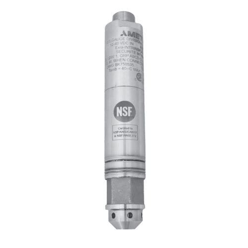 Transmetteur de niveau hydrostatique - 575 NSF - AMETEK Pressure - pour liquides / 4-20 mA / CAN