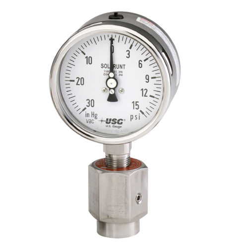 Manomètre absolu - 659 - AMETEK Pressure - analogique / à montage sur panneau / en acier inoxydable
