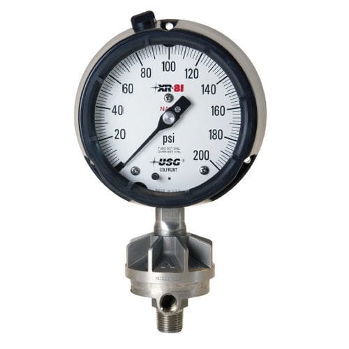 Séparateur à membrane avec raccord fileté - XR series - AMETEK Pressure - pour manomètre / pour l'industrie pétrochimique / pour process chimique