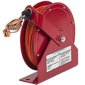 Enrouleur de câble de mise à la terre - ML3416 series - AMETEK Hunter Spring - à rappel automatique / pour usage intensif / fixe