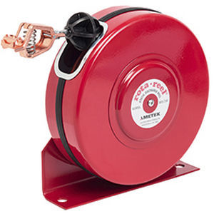 Enrouleur de câble de mise à la terre - 800-75R - AMETEK Hunter Spring - à rappel automatique / pour usage intensif / fixe