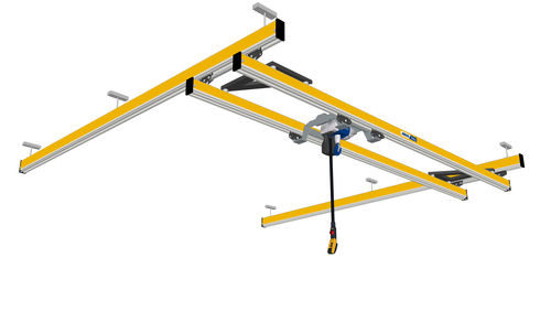 Pont roulant bipoutre - ZHB - ABUS Kransysteme GmbH - suspendu