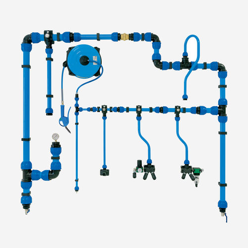 Système de tuyau en aluminium - EasiFit  - BOGE - pour air comprimé