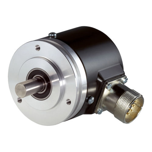 Codeur rotatif absolu - AS580 - W+S Meßsysteme GmbH - 16 bits / à axe creux / monotour