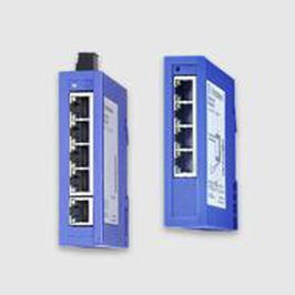 Commutateur Ethernet administrable - GECKO series - HIRSCHMANN - 5 ports / sur rail DIN / rapide