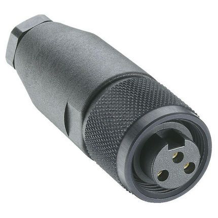 Connecteur d'alimentation électrique - HIRSCHMANN - circulaire / femelle / mâle