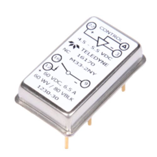 Relais statique DC - M33 series - Teledyne Relays - DIP / fin / pour circuit imprimé