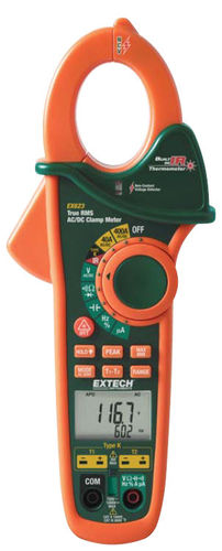 Pince multimètre numérique - EX623 - Extech - portable / 600 V / 400 A