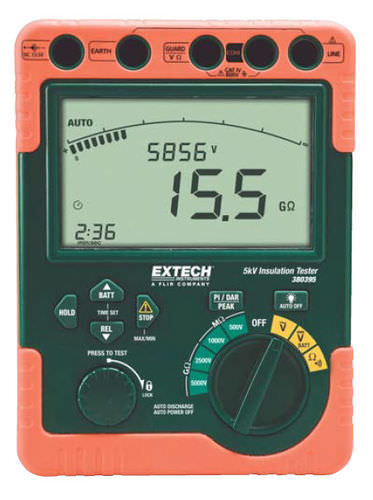 Testeur d'isolement - 380395 - Extech - de batterie