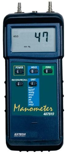 Manomètre différentiel - 407910   - Extech - numérique / portable