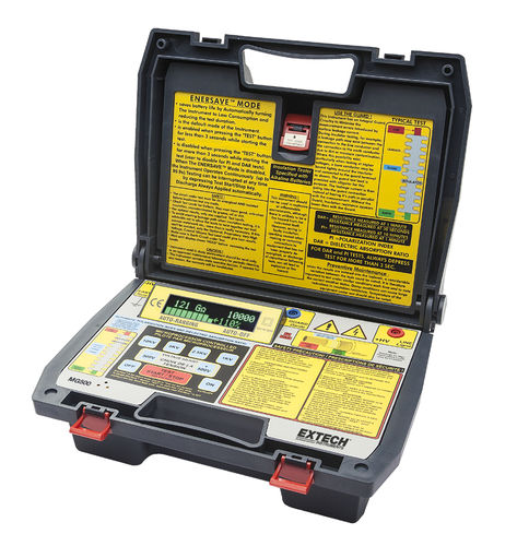 Testeur de résistance d'isolement -  MG500  - Extech - de détecteur