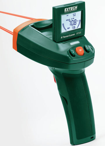Thermomètre à infrarouge - IRT500   - Extech - numérique / avec pointeur laser / mobile