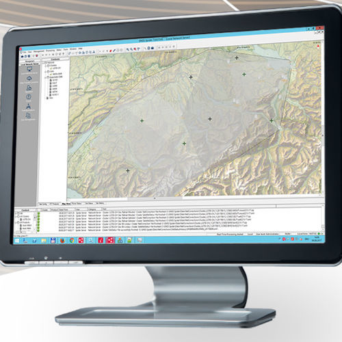 Logiciel de gestion - Spider - Leica Geosystems - de supervision / de post traitement / de réseau