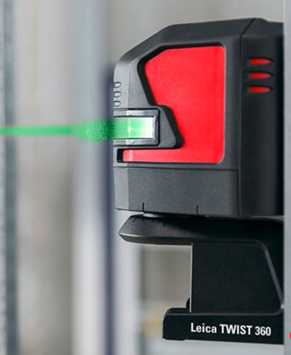 Niveau laser croix - L2P5G - Leica Geosystems - automatique / multiligne / à ligne verticale