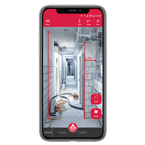 Application mobile de mesure - DISTO Plan - Leica Geosystems - de création / d'analyse de mesures dimensionnelles / de calcul