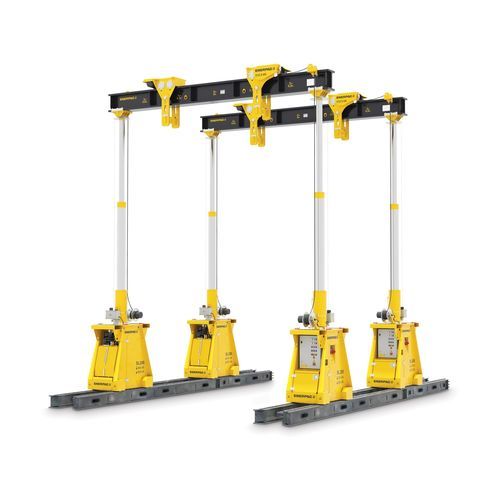 Portique hydraulique - SL series - ENERPAC - sur rail / pour fortes charges / aérien