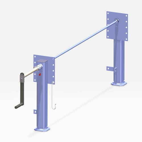 Béquille télescopique pour semi-remorques - L/K3  - haacon hebetechnik gmbh