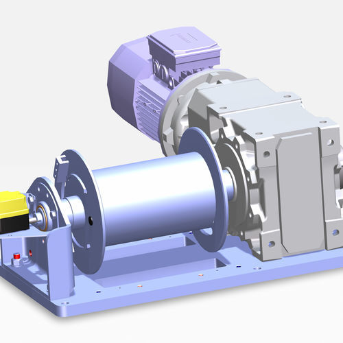 Treuil électrique - ESG - haacon hebetechnik gmbh - 380 V / 400V / à tambour rotatif