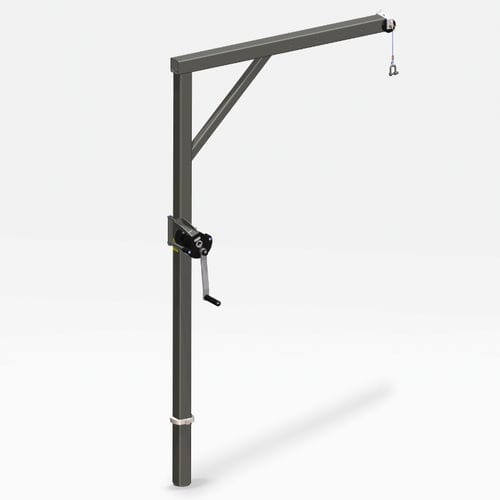 Potence sur colonne - 300.1300 - haacon hebetechnik gmbh - 360° / en inox
