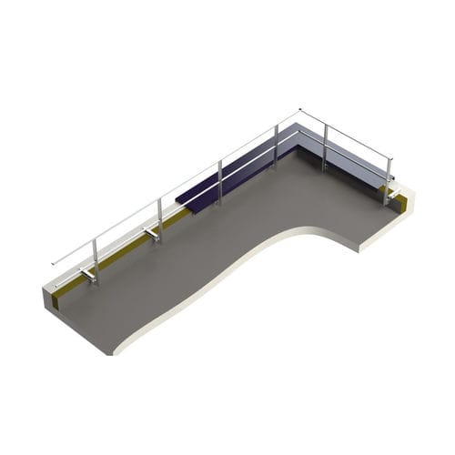 Garde-corps en aluminium - EEZ160 series - L'Echelle Européenne - pour chantier