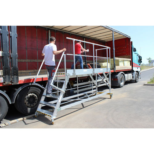 Plateforme de déchargement - PFROULANTECAMIO - L'Echelle Européenne - roulante / pour camion