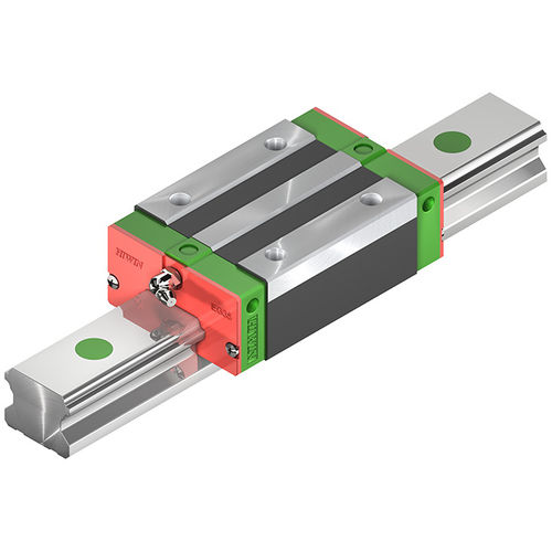 Guide linéaire sur rail profilé - EG/QE series - HIWIN GmbH - à recirculation à quatre rangées de billes / 30 mm / pour fortes charges