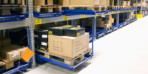 Rayonnage pour entrepôt de stockage - DEXION - à tiroirs / dynamique / à palettes