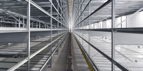 Rayonnage de stockage pour entrepôt de stockage - DEXION - à étagères / par accumulation / compact