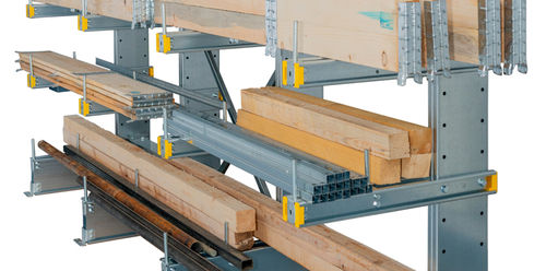 Rayonnage d'atelier - DEXION - cantilever / par accumulation / réglable