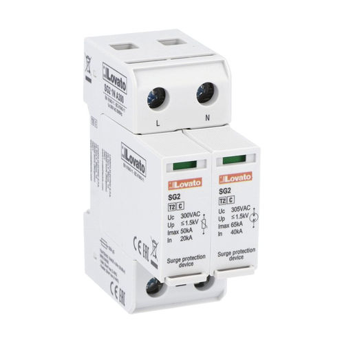 Parafoudre de type 2 - SG series - LOVATO ELECTRIC - sur rail DIN / enfichable