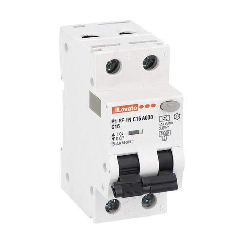 Dispositif différentiel à courant résiduel contre les courts-circuits - P1RE series - LOVATO ELECTRIC - contre les surintensités / unipolaire / unipolaire