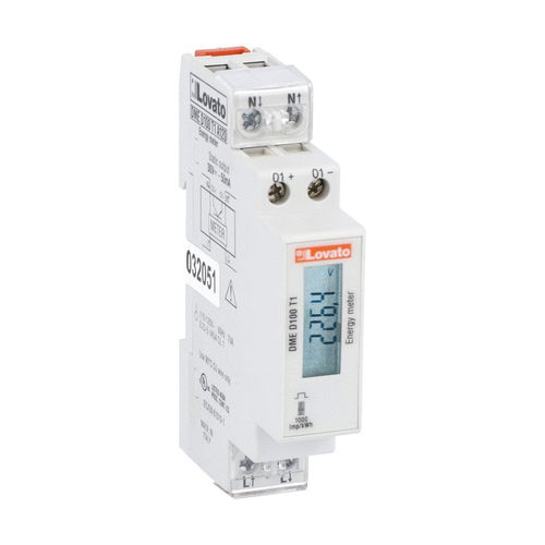 Compteur d'énergie électrique triphasé - DMED series - LOVATO ELECTRIC - sur rail DIN / avec afficheur LCD / certifié MID