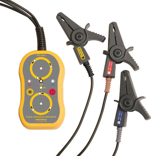 Indicateur de séquence de phase - PSI4300 - Martindale Electric - à LED / portatif