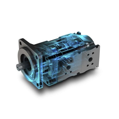 Moteur hydraulique à engrenage - KAPPA K series - CASAPPA - en fonte / compact / à cylindrée variable