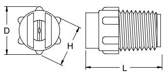 Buse de pulvérisation - F series - BEX - pour eau / à jet plat / en plastique