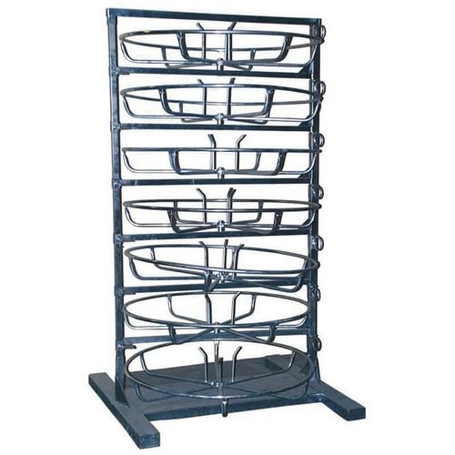 Chariot de stockage - OBS007 - Kramp - en acier galvanisé / à étagères / porte-bobine