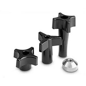 Bouton moleté - 300 series - Clampco - en étoile