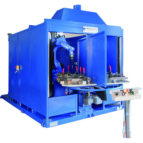 Cellule robotisée de soudage - MOTO-Compact RVE - YASKAWA Europe GmbH - pour petites pièces / compact