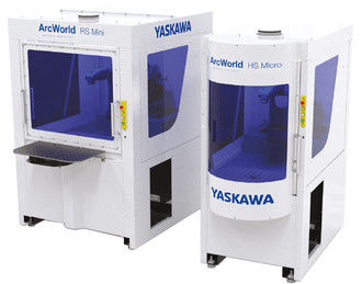 Cellule robotisée de soudage à l'arc - ArcWorld series - YASKAWA Europe GmbH - pour machine-outil / compact