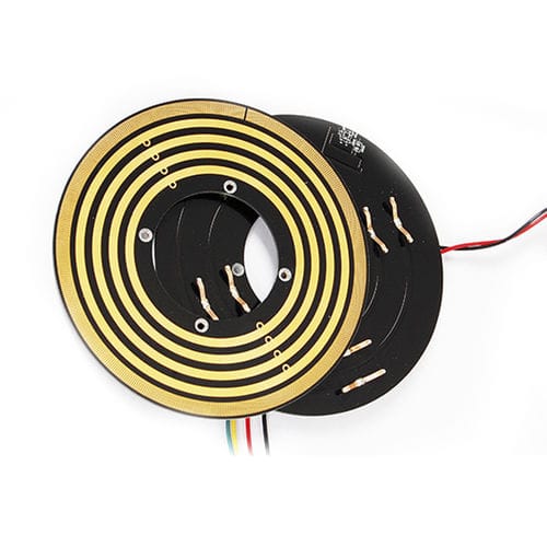 Collecteur tournant avec alésage - LPKS040-0405 - JINPAT Electronics Co., Ltd. - type pancake / compact