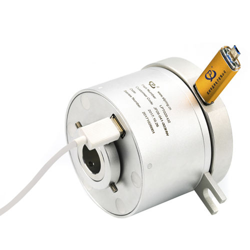 Collecteur tournant USB - LPT020-U2 - JINPAT Electronics Co., Ltd. - avec alésage / en aluminium anodisé